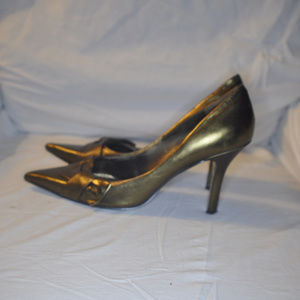 Nine West Bronze Bow pumps   sz 8.5 m